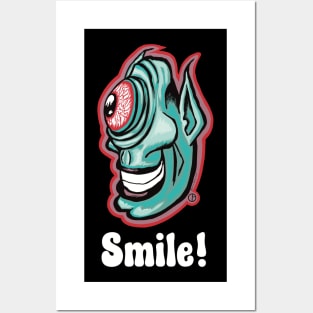 Sy Klopz Smile! Posters and Art